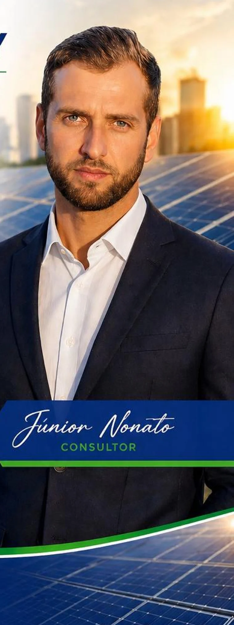Junior Nonato, Engenheiro Mecânico (UFMG) · Especialista em energia solar fotovoltaica